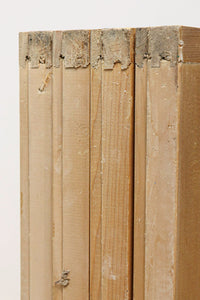 流水装飾と繊細な格子で雅な趣きある欄間・書院セット　EZ1442　在庫5枚1組