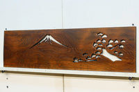 富士山と松が浮かび上がる透かし板　EZ1599　在庫1枚