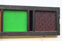 稀少な紫のダイヤガラスが使用された極上稀少の色ガラス窓　EZ1663　在庫2枚