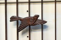 梅と鶯の風流な彫刻を添えた欄間　EZ1693　在庫1枚