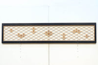 菱格子に組子模様が浮かぶ上品な欄間　EZ1703　在庫1枚