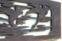 鶴が群れで舞う姿が見事な欄間素材　EZ1790ab　在庫(a:1 b:1)枚