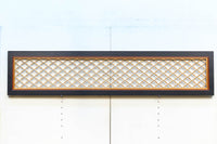 松皮菱組子と黒枠で格調ある欄間　EZ1798　在庫1枚