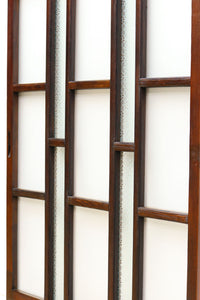 昭和レトロ!! 二種類のカタガラスで重厚感溢れるガラス窓　EZ1838　在庫2枚