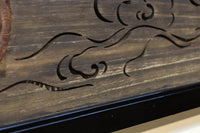 蔦紋と透かし模様で印象的な小型欄間　EZ1860　在庫1枚