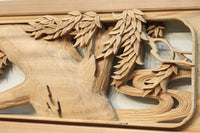 Long carved transom EZ1983