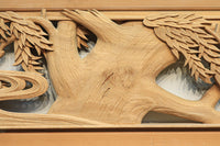 Long carved transom EZ1983