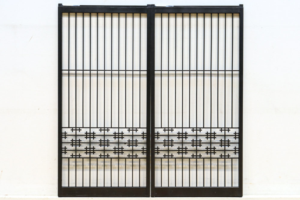 幾何学模様でレトロ感溢れる書院　EZ2505　在庫2枚