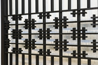 幾何学模様でレトロ感溢れる書院　EZ2505　在庫2枚