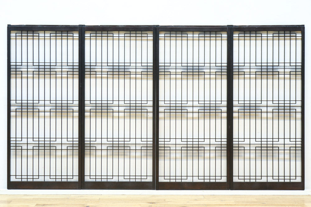 繊細な香図組子模様で凛とした眺めを見せる書院　EZ2506　在庫4枚