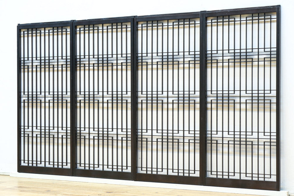 繊細な香図組子模様で凛とした眺めを見せる書院　EZ2506　在庫4枚