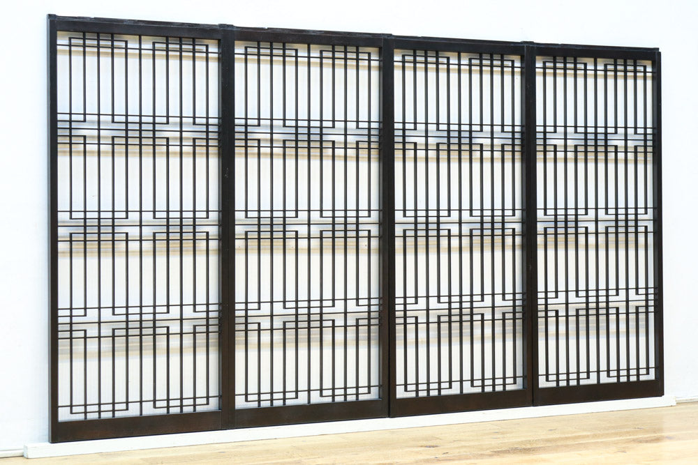 繊細な香図組子模様で凛とした眺めを見せる書院　EZ2506　在庫4枚