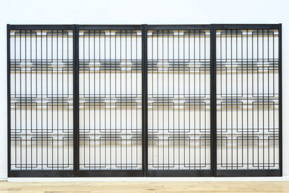 繊細な香図組子模様で凛とした眺めを見せる書院　EZ2506　在庫4枚