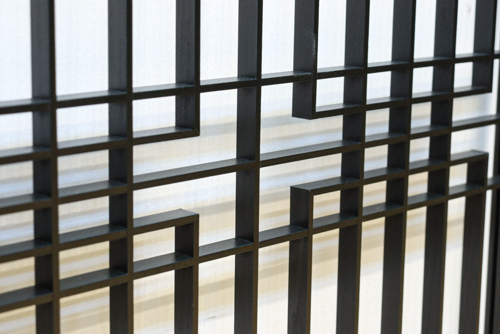 繊細な香図組子模様で凛とした眺めを見せる書院　EZ2506　在庫4枚