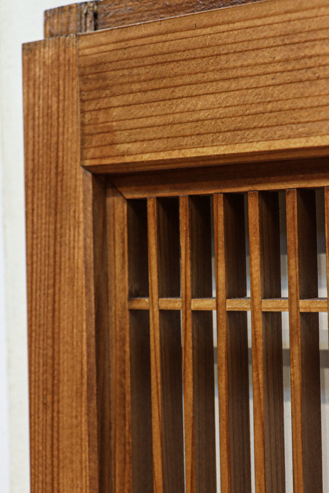 気品ある麻の葉組子模様が映える欄間・書院セット　EZ2526　在庫5枚1組