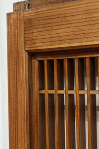 気品ある麻の葉組子模様が映える欄間・書院セット　EZ2526　在庫5枚1組