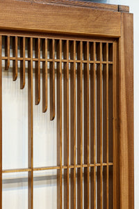 気品ある麻の葉組子模様が映える欄間・書院セット　EZ2526　在庫5枚1組