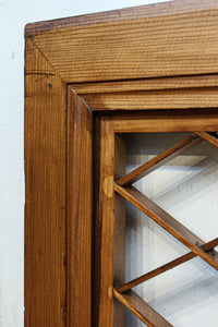 気品ある麻の葉組子模様が映える欄間・書院セット　EZ2526　在庫5枚1組