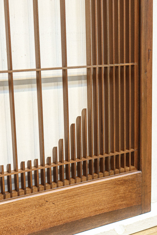 気品ある麻の葉組子模様が映える欄間・書院セット　EZ2526　在庫5枚1組