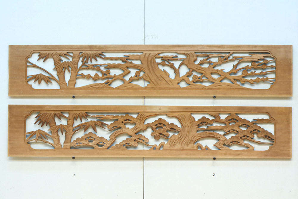 Carved ranma material EZ2552ab