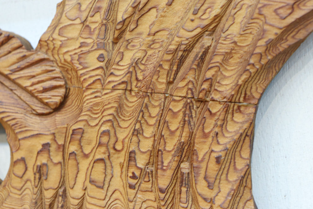 【ご精算用】堂々と貫禄ある鷹を描いた彫刻欄間素材　EZ2553ab　在庫(a:1 b:1)枚