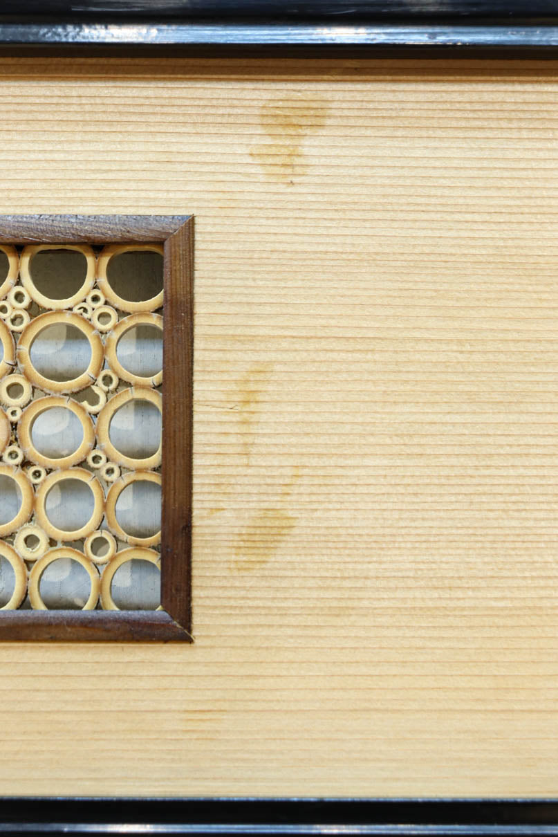 竹の輪で描く窓絵が可愛らしい欄間　EZ2566ab　在庫(a:1 b:1)枚