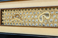 竹の輪で描く窓絵が可愛らしい欄間　EZ2566ab　在庫(a:1 b:1)枚