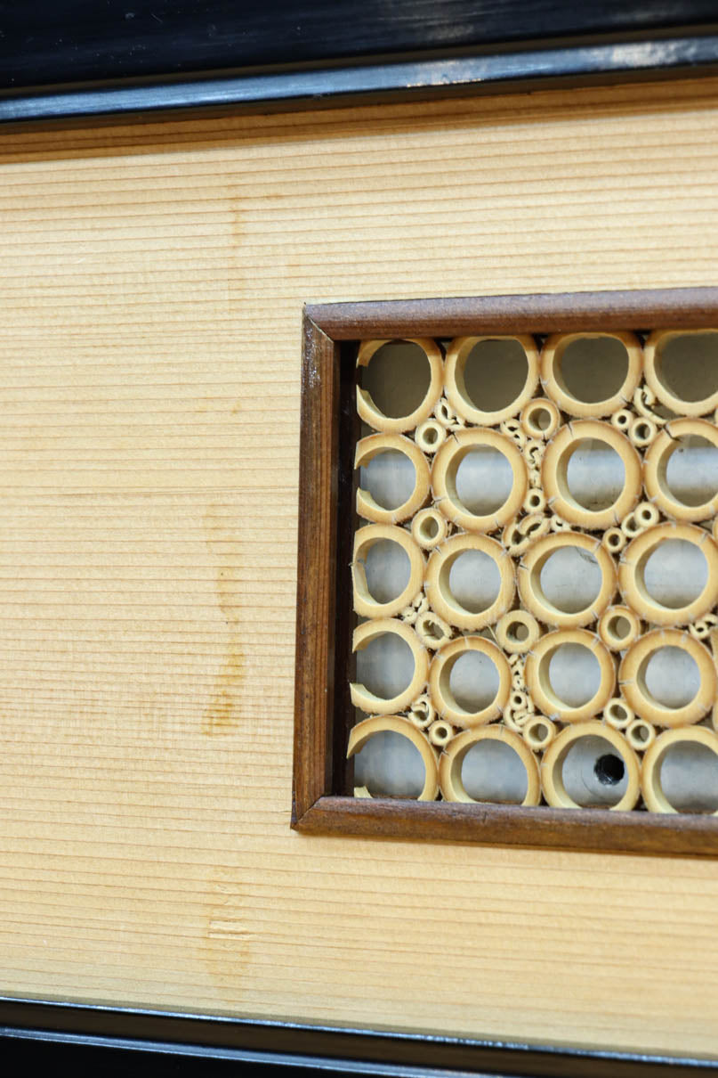 竹の輪で描く窓絵が可愛らしい欄間　EZ2566ab　在庫(a:1 b:1)枚