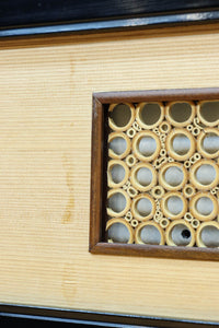 竹の輪で描く窓絵が可愛らしい欄間　EZ2566ab　在庫(a:1 b:1)枚