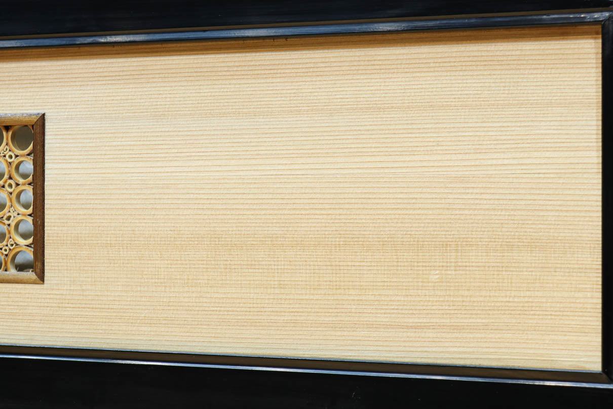 竹の輪で描く窓絵が可愛らしい欄間　EZ2566ab　在庫(a:1 b:1)枚