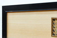 竹の輪で描く窓絵が可愛らしい欄間　EZ2566ab　在庫(a:1 b:1)枚