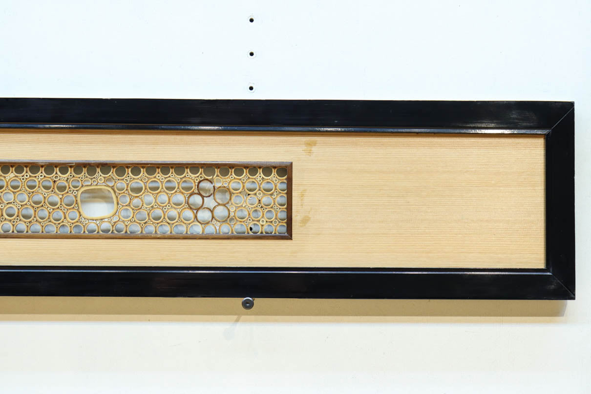 竹の輪で描く窓絵が可愛らしい欄間　EZ2566ab　在庫(a:1 b:1)枚