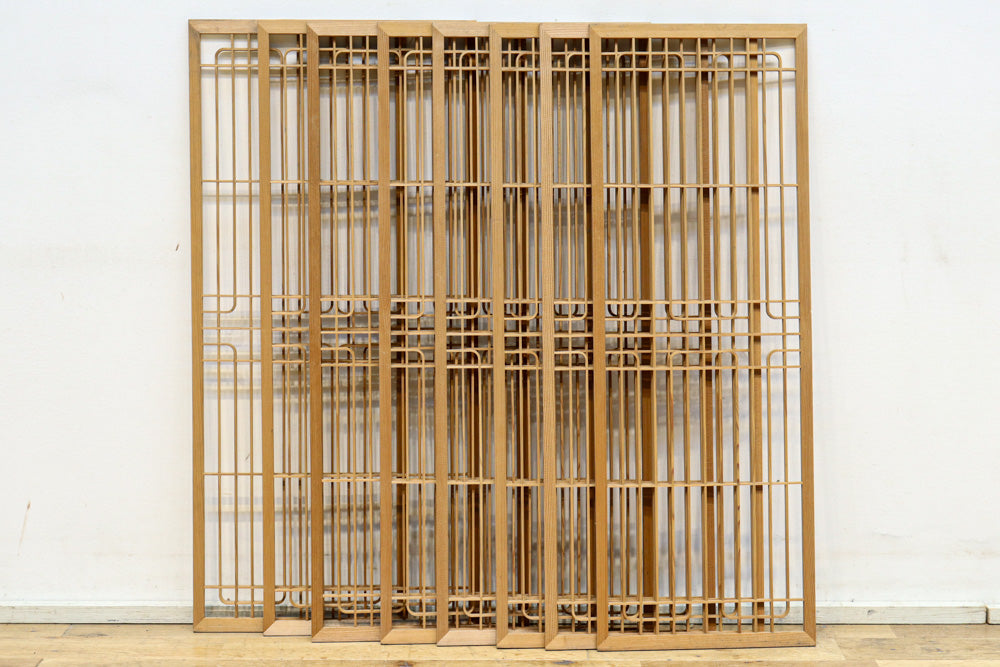 香図組子装飾で柔和な眺めをみせる建具素材　EZ2573　在庫8枚