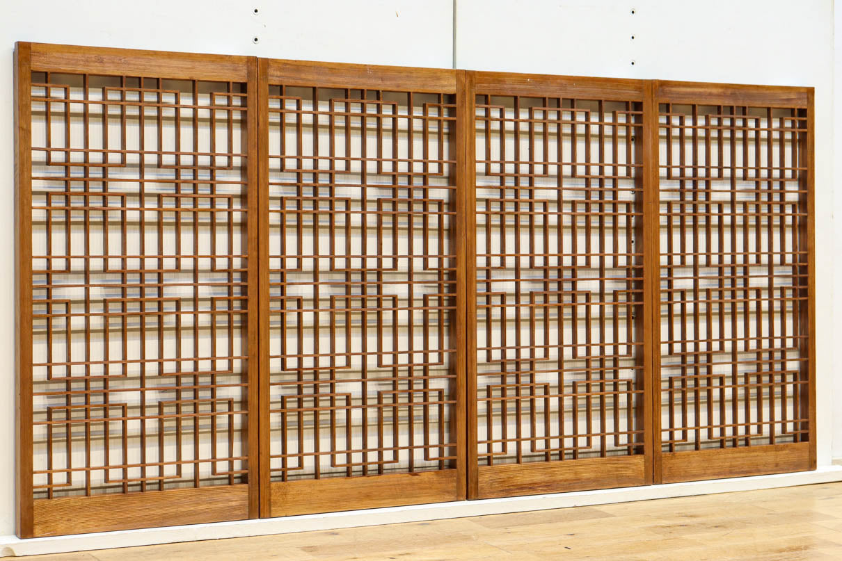 全面に香図組子を施した書院　EZ2574　在庫3枚