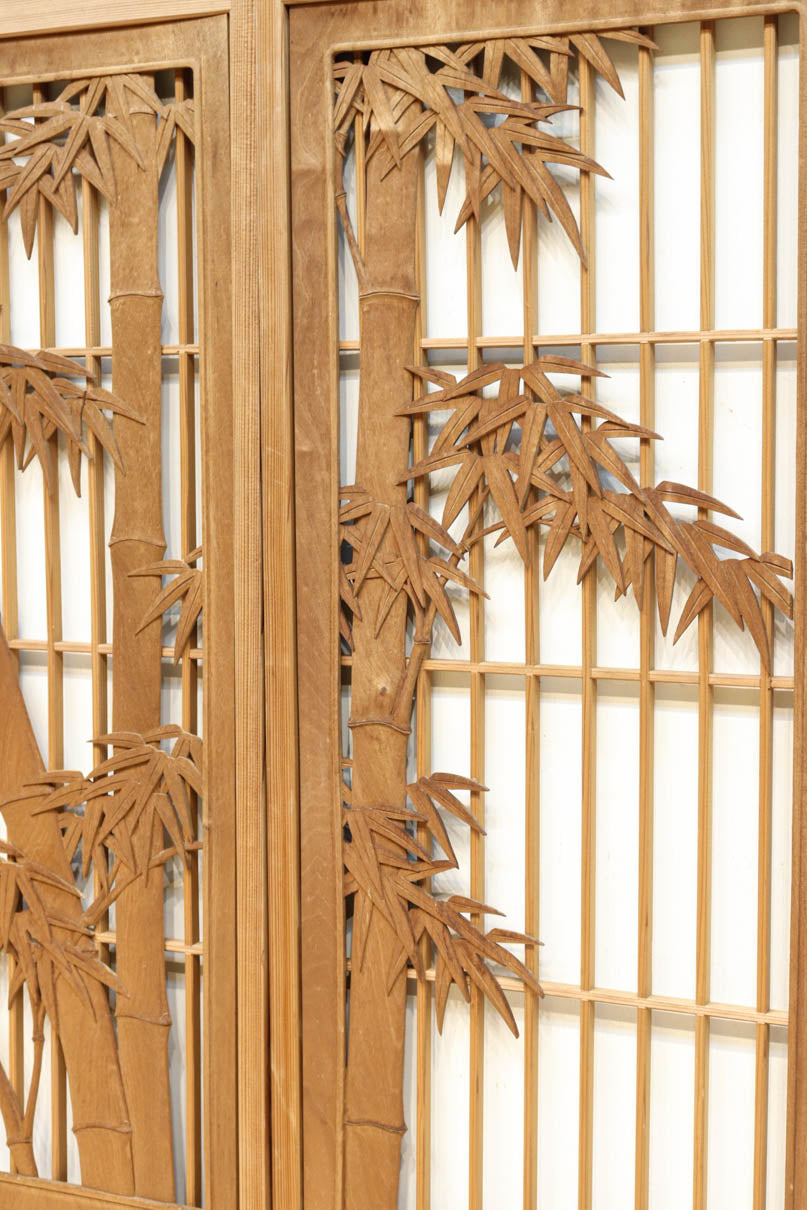 凛とした竹が力強い印象の井波書院　EZ2576　在庫4枚1組