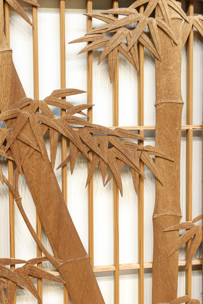 凛とした竹が力強い印象の井波書院　EZ2576　在庫4枚1組