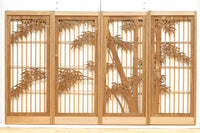 凛とした竹が力強い印象の井波書院　EZ2576　在庫4枚1組