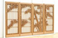 凛とした竹が力強い印象の井波書院　EZ2576　在庫4枚1組