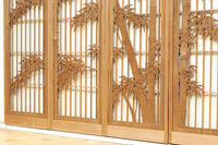 凛とした竹が力強い印象の井波書院　EZ2576　在庫4枚1組