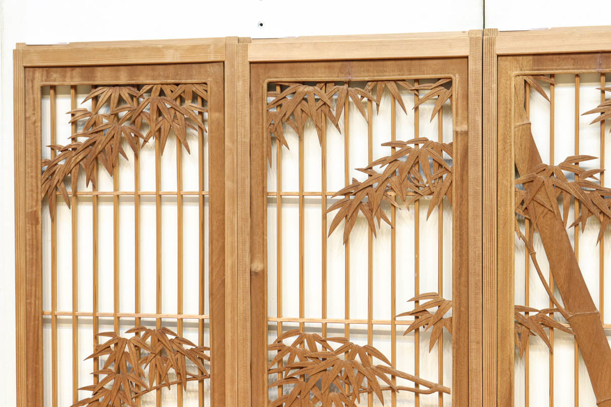 凛とした竹が力強い印象の井波書院　EZ2576　在庫4枚1組