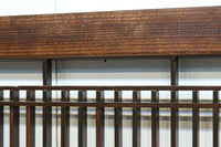 端然と縦格子が美しく並ぶ縦繁小型欄間　EZ2584　在庫1枚