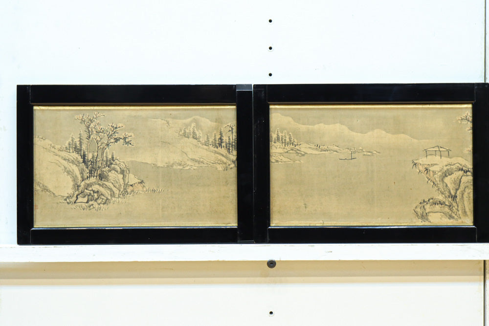 アンディ作1.5尺幅立 雲山映日図 桐箱付 縦186cm 幅54.5cm 兵庫県 アンディ作1.5尺幅立 雲山映日図 桐箱付 縦186cm 幅54.5cm 兵庫