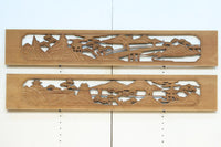 松島を描く彫刻欄間素材　EZ2598ab　在庫(a:1 b:1)枚