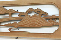 松島を描く彫刻欄間素材　EZ2598ab　在庫(a:1 b:1)枚