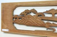 松島を描く彫刻欄間素材　EZ2598ab　在庫(a:1 b:1)枚