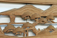 松島を描く彫刻欄間素材　EZ2598ab　在庫(a:1 b:1)枚