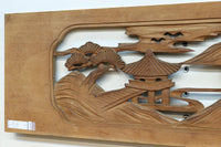 松島を描く彫刻欄間素材　EZ2598ab　在庫(a:1 b:1)枚