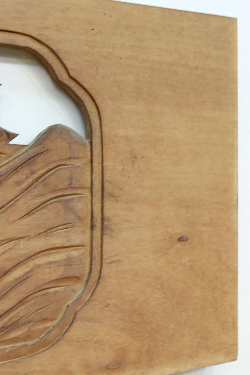 松島を描く彫刻欄間素材　EZ2598ab　在庫(a:1 b:1)枚