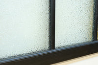 稀少アンバーガラスで華やかな印象を放つダイヤガラス入り欄間　EZ2602ab　在庫(a:1 b:1)枚