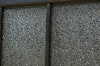 稀少アンバーガラスで華やかな印象を放つダイヤガラス入り欄間　EZ2602ab　在庫(a:1 b:1)枚